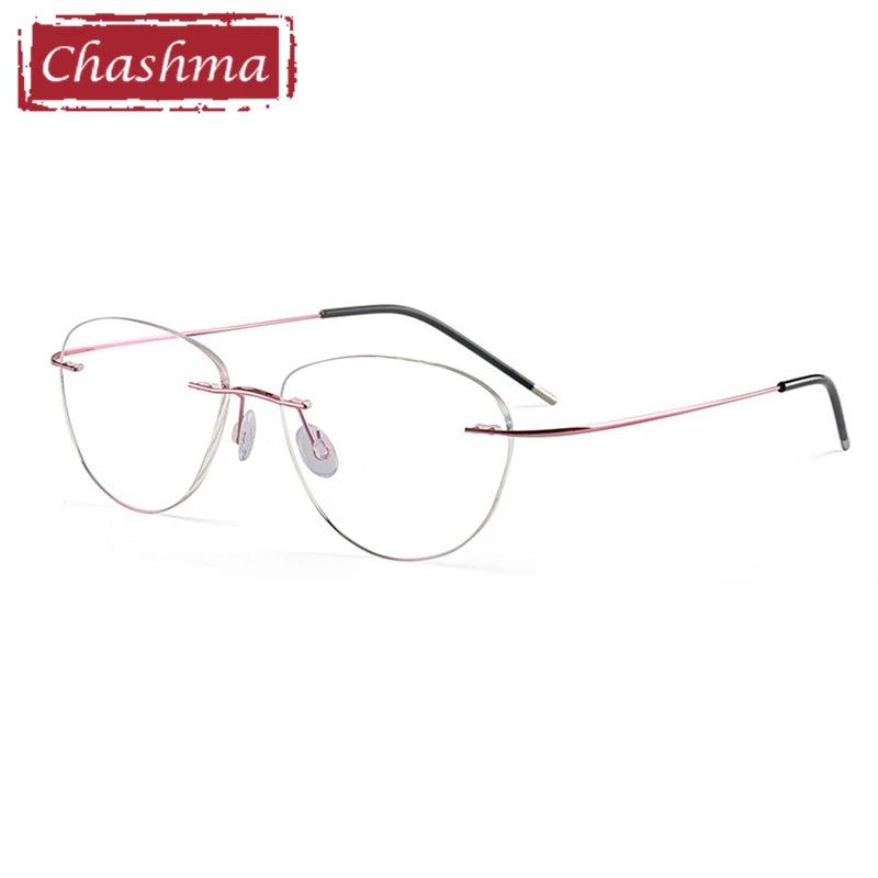 Titanium Prescription Glasses Ultra Light Eyewear Optical Glasses Frame for Male and Female Clear Lenses