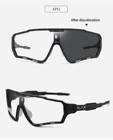 ELAX Brand New Style Photochromic Sunglasses Sports Men Women Mtb Bike Bicycle Eyewear Cycling Glasses