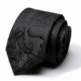 Brand Ties for Men Floral Cotton  Wedding Black Tie 7cm Gravatas Corbatas Fashion Casual Printed Tie Necktie Cravate