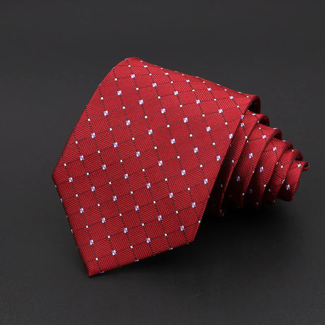 Classic Silk Men Tie Plaid Stripe Floral Ties Formal Wear Business Suit Jacquard Necktie Wedding Party Gift Daily Accessories