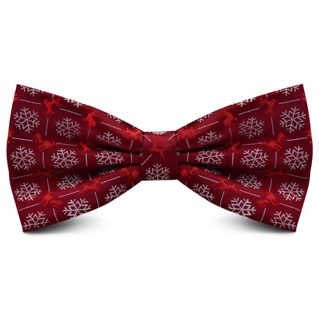 Christmas Bow tie for Men Women Snowmen Christmas Tree Bow knot Pre-tied Adult Silk Jacquard Bowtie Double Fold Cravats Party