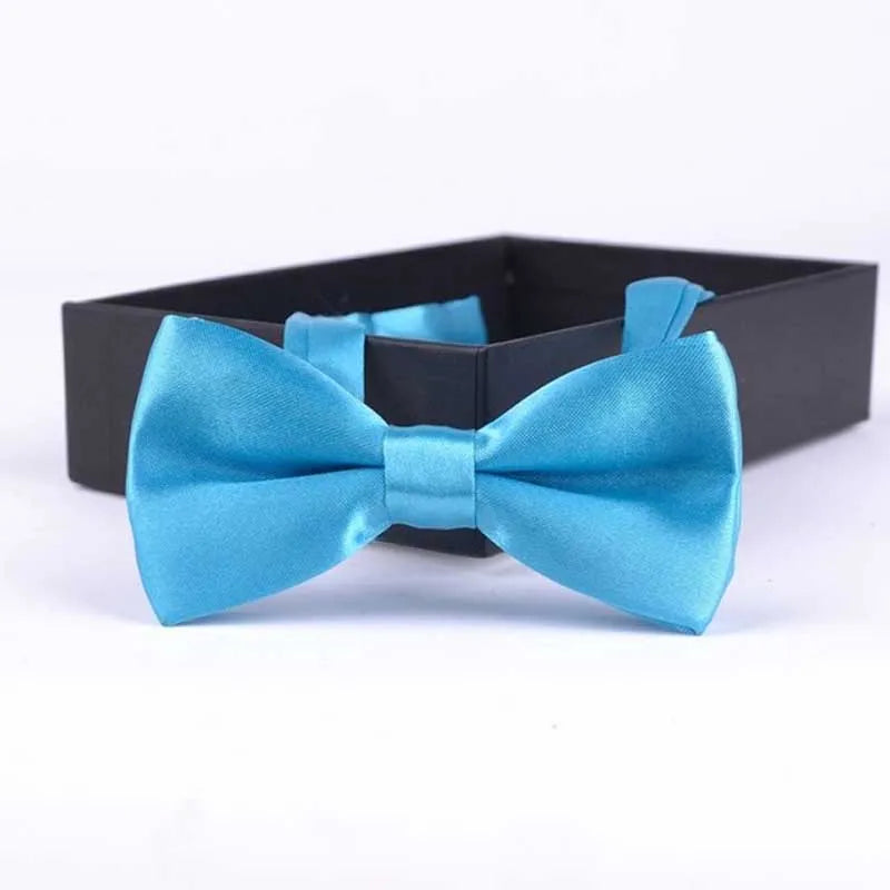 Kid Bowties Solid Butterfly Bowtie Wedding Accessories Gift Bow Tie Party TiesNew Wholesale Bowknot CA43