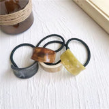 Fashion Elastic Hair Band Women Hair Ties Elegant Acetate Hair Rubber Band Hair Ties Girls Hair Accessories Elastic Hair Band