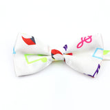 Musical Note Bow Tie Guitar Piano Stave Adult Children Bowtie Novelty Handmade Butterfly Wedding Party Men Gift Accessories