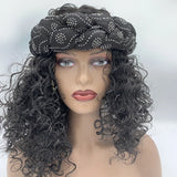 Bronzing Fabric Women's Headbands Elastic Braids Hair Bands Female Turban Cap Party Headwear Accessories Fashion Bandage Bandana