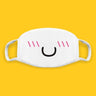 Cotton Kawaii Funny Anime Expression Mouth Face Mask Smile Breathable Masks For Korean Unisex Face Mouth Muffle Mask Accessories