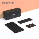 ZENOTTIC Pure Titanium Optical Glasses Frames for Male Oversize Double Bridge Eyewear Myopia Prescription Eyeglasses Frames