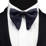 GUSLESON Fashion Paisley Bow Tie For Men Women Classic Big Bowtie For Party Wedding Bowknot Adult Mens Bowties Cravats Red Tie