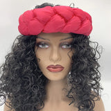 Latest Exaggerated Satin Twist Braids Headband Handmade African Headtie Nigerian Wedding Gele Women Turbans Ladies Head Wraps