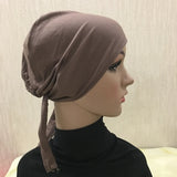 Full Cover Inner Muslim Cotton Hijab Cap Islamic Head Wear Hat Underscarf Bone Bonnet Turkish Scarves Muslim Headcover