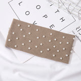 Bow Women's Headbands Pearls Head Bands Knitted Turban Bandana Autumn Winter Elastic Hairband Warm Hair Accessories Headdress