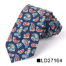 New Floral Tie For Men Women Skinny Cotton Neck Tie For Wedding Casual Mens Neckties Classic Suits Flower Print Neck Ties Cravat