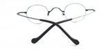 Titanium Glasses Super Small Oval Full Rim Eyeglass Frames Men Women Optical Prescription Lightweight Earwear