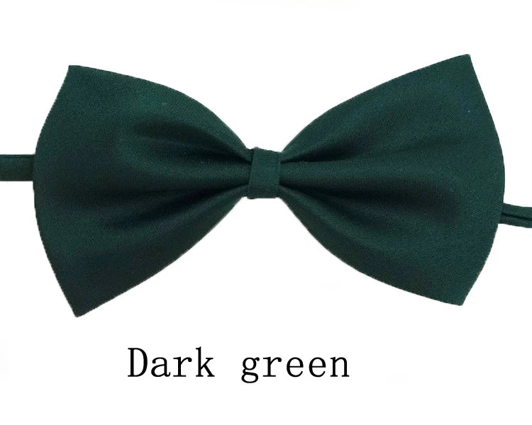 Black Neck Tiebow for Boys Girls Toddler Adjustable Solid Bow Tie Party  Wedding Children's Accessories Not Afraid of Creases