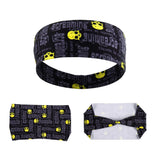Men Women Sport Headband Skull Ghost Sweat Bandage Elastic Tennis Yoga Gym Headwear Fitness Running Sweatband Hair Accessories