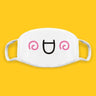 Cotton Kawaii Funny Anime Expression Mouth Face Mask Smile Breathable Masks For Korean Unisex Face Mouth Muffle Mask Accessories