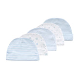 Newborn Boy Girl Hats and Mittens Sets Comfy Infant Baby 5Pcs Caps & 5Pcs Gloves Cotton Toddler Baby Accessorise
