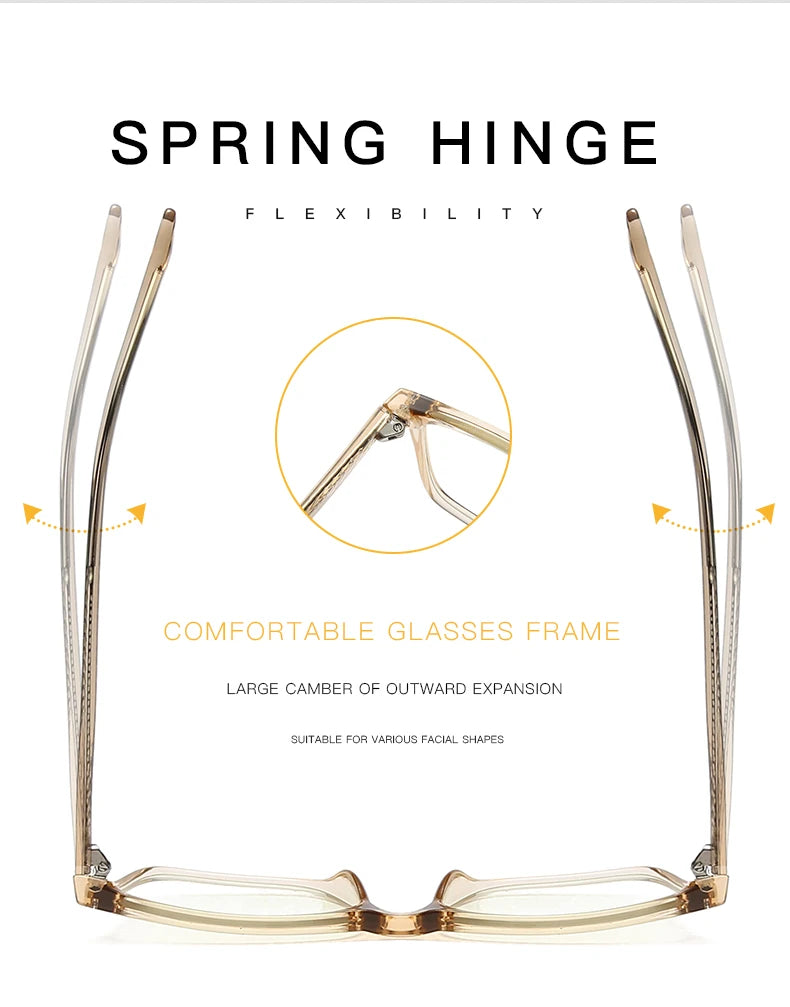 Blue Light Blocking Glasses Frame for Optical Prescription Eyeglasses Frame New Arrival Full Rim Plastic UV400 Anti-scratch