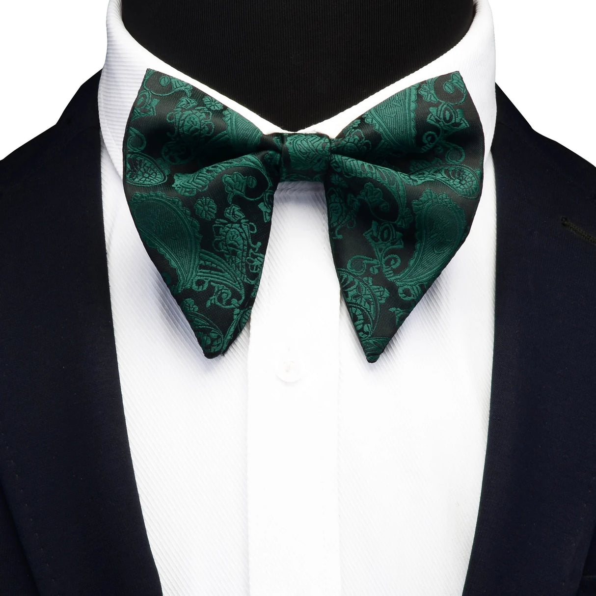 Ricnais Fashion Silk Pasley Floral Big Bowtie Yellow Red Jacquard Bow Tie For Men Business Wedding Party Ties Gigt Accessories