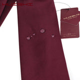 Unisex Shirt Waterproof Neck Tie Scarves Accessories Men Wine Red Suit Tie Sale Colorful Marriage Gift Popular Necktie Men