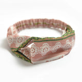 Korean Style Summer Lovely Hairband Women Hair Accessories Turban Twist Cross Headwrap Girl Floral Elastic Knotted Headwear