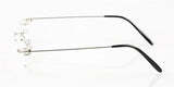 Frameless Nearsighted Glasses Finished Women Men Metal Leg Rimless Square Diopter Eyeglasses  -1.0 -1.5 -2.0 -2.5 -3.0 -3.5 -4.0