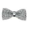 Diamond Pink Color Bow Tie For Men Butterfly Knot Rhinestone Collar Tie Crystal Super Cool Diamond Bowtie Wedding Accessories