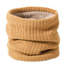 Winter Scarf for Men Fleece Ring Bandana Knitted Warm Solid Scarf Women Neck Warmer Thick Cashmere Hot Handkerchief Ski Mask