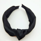 Fashion Top Knot Satin Headbands Wide Fabric Makeup Hairbands for Women Girls Ladies Washing Hair Hoops Bezel Hair Accessories