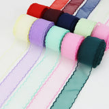 Organza Ribbon Silk Wavy 40mm Hair Bow Material Ornamental Gift Wrap Decoration Lace Ribbons