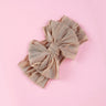 Baby Headband Big Bows For Girls Hair Accessories Jacquard Toddler Wide Headwrap Soft Newborn Hairband Elastic Kids Turban
