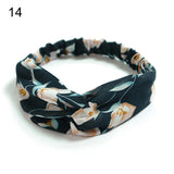 New Fashion Women Girls Bohemian Hair Bands Print Headbands Vintage Cross Turban Bandage Bandanas HairBands Hair Accessories