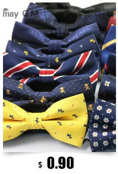 NEW Dots Children Bowtie Fashion Neckwear Adjustable Unisex Bow Tie for Boy and Girl Polyester Pre-Tied