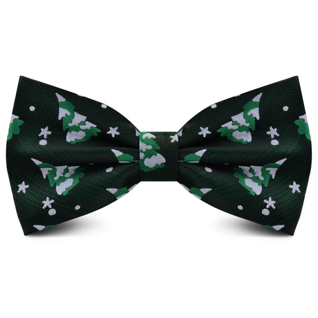 Christmas Bow tie for Men Women Snowmen Christmas Tree Bow knot Pre-tied Adult Silk Jacquard Bowtie Double Fold Cravats Party