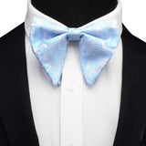 GUSLESON Fashion Paisley Bow Tie For Men Women Classic Big Bowtie For Party Wedding Bowknot Adult Mens Bowties Cravats Red Tie