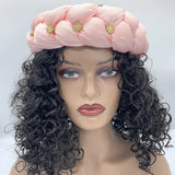 Latest Exaggerated Satin Twist Braids Headband Handmade African Headtie Nigerian Wedding Gele Women Turbans Ladies Head Wraps