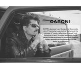CAPONI Original Designer Men Glasses Frames Pure Titanium  Business Eyewear Anti Blue Light Multifunctional Frame Glasses J23615