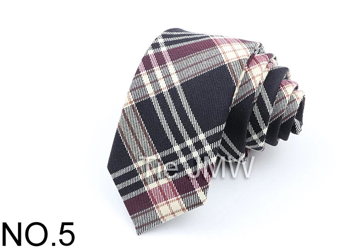 New Soft TR Fabric Polyester Ties For Men Skinny Plaid Business Tie Wedding Dress Butterfly Designer Daily Neckwear Accessories