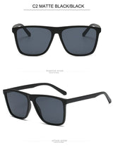 OEC CPO Square Men Sunglasses Big Frame Sunglasses Women Fashion Yellow Lens Sun Glasses Female Drive Beach Eyewear uv400 Glass