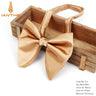 Men's Fashion Suits Bow Tie Women Classic Big Bowtie For Man Wedding Bowknot Adult Mens Bowties Cravats Uniform Solid Black Tie