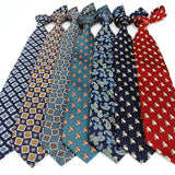 Original 9cm Natural Silk Tie Handmade Fashion Men Neck Tie Multicolor Men Digital Print Neckties For Party Paisley Plaid Cravat