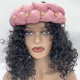 Latest Exaggerated Satin Twist Braids Headband Handmade African Headtie Nigerian Wedding Gele Women Turbans Ladies Head Wraps