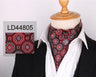 New Floral Paisley Men Cashew Tie Wedding Formal Cravat Ascot Scrunch Self British Gentleman Polyester Soft Neck Tie Luxury