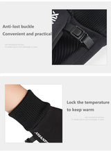 Winter Waterproof Men's Gloves Touchscreen Windproof Sports Fishing Driving Motorcycle Ski Non-slip Warm Cycling Women Gloves