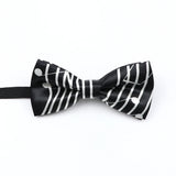 Musical Note Bow Tie Guitar Piano Stave Adult Children Bowtie Novelty Handmade Butterfly Wedding Party Men Gift Accessories