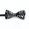 Musical Note Bow Tie Guitar Piano Stave Adult Children Bowtie Novelty Handmade Butterfly Wedding Party Men Gift Accessories