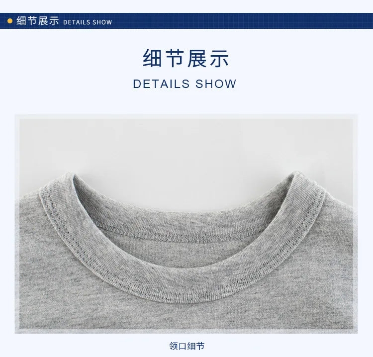 7 Colours Children's T-shirt Cotton Long Sleeve Solid Colour Base Coat Leisure Wear Boys Girls Tops Kids Clothes