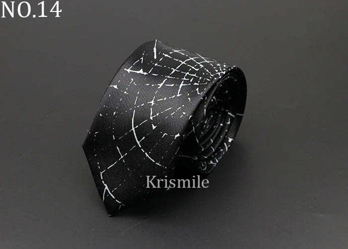 Fashion Casual Tie 5cm Skinny Slim Necktie Printing Skull Poker Smiling Face Symbol Hip Hop Boy Novelty Accessories Necktie Gift