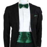 New Fashion Mens Cummerbund Bow Tie Brooch Set Black Red Blue   Waist Seal For Formal Tuxedo Business Suit Dinner Accessories