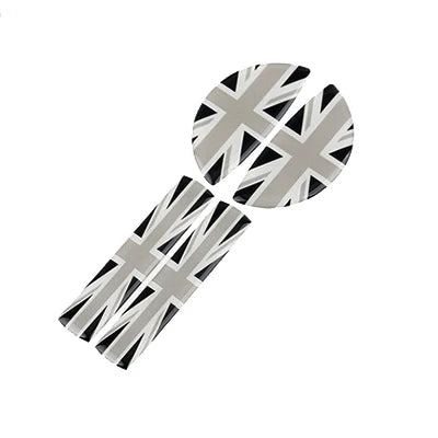 AMBERMILE 4pcs for Mini Cooper F55 F54 F60 Countryman Accessories Car Interior Front Rear Door Handle Sticker Covers Decoration